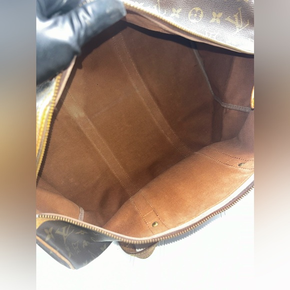 Louis Vuitton Monogram Brown Canvas Keepall Travel Duffle Bag - Picture 10 of 16